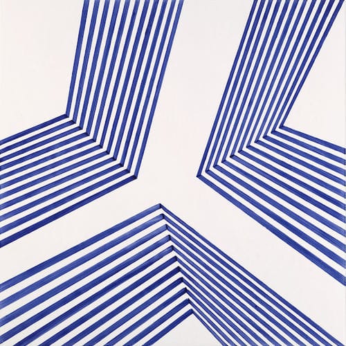 Keramikfliesen - Interlaces Type 04 - mavi ceramica - seidenmatt / gestrichen / für den Innenraum