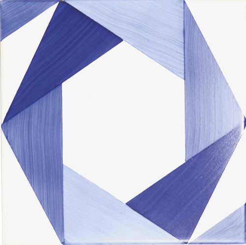Keramikfliesen - Blue Type 10 - mavi ceramica - seidenmatt / gestrichen / für den Innenraum