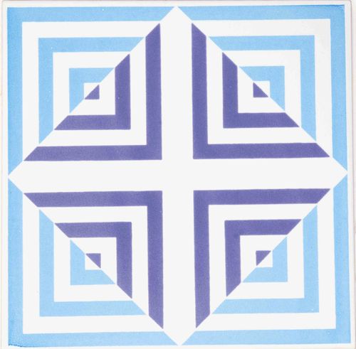 Keramikfliesen - TIPO 8 - mavi ceramica - satiniert / gebürstet / bedruckt