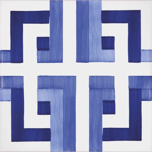 Keramikfliesen - Blue Type 14 - mavi ceramica - emailliert / für den Innenraum / für Badezimmer