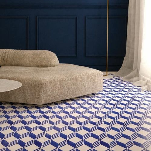 Keramikfliesen - Checkered - mavi ceramica - seidenmatt / gestrichen / für den Innenraum