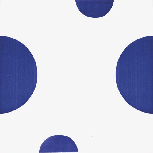 Keramikfliesen - Cerchi pieni - mavi ceramica - emailliert / seidenmatt / gestrichen