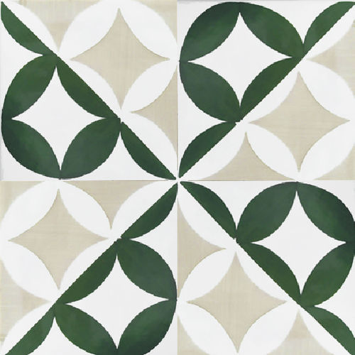 Keramikfliesen - Type 1 - mavi ceramica - seidenmatt / gestrichen / für den Innenraum