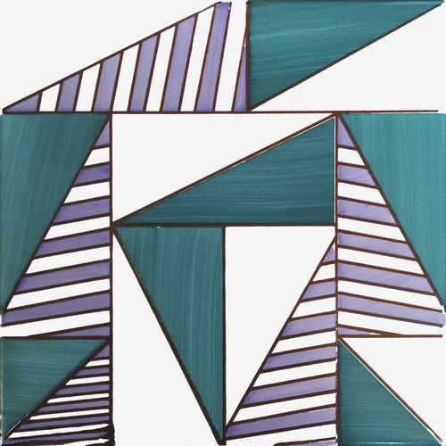 Keramikfliesen - TARTAN TEXTILE 3 - mavi ceramica - matt / für den Innenraum / für Außenbereich