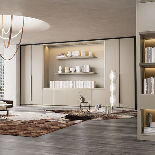 Moderner Kleiderschrank - Ai8 - Zhejiang Sunon Furniture Manufacture Co., Ltd. - Holz / Stahl / mit Schwingtür