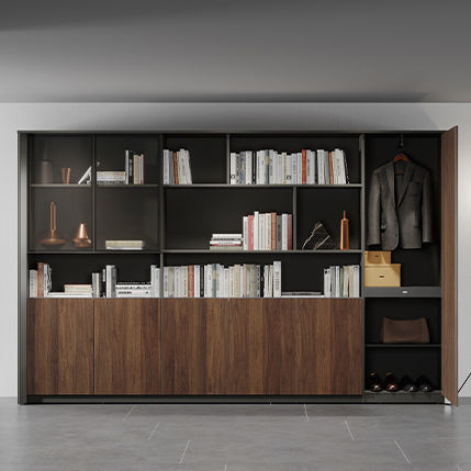 Modernes Bücherregal - Maxim - Zhejiang Sunon Furniture Manufacture Co., Ltd. - für Lagerung / Holz / Glas