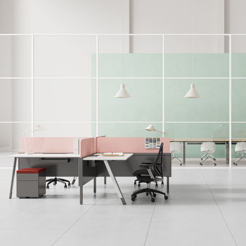Schreibtisch für Open Space - VERDURE-X - Zhejiang Sunon Furniture Manufacture Co., Ltd. - bodenstehend / modern / Eiche