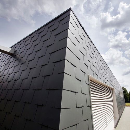 Faserzement-Fassadensystem - BIRKDALE - Cedral - Schiefer / wetterbeständig / recycelbar