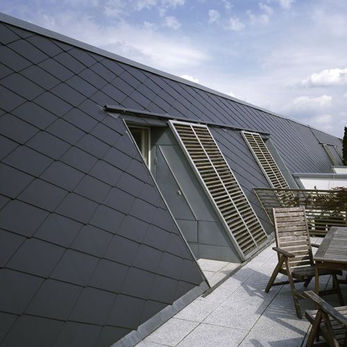 Faserzement-Fassadensystem - RHOMBUS PATTERN - Cedral - feuerbeständig / wetterbeständig