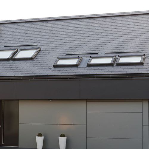 Flachdach - DOUBLE PATTERN - Cedral - Faserzement / Schieferoptik / flammenhemmend