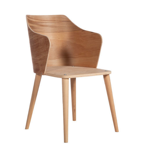 Moderner Stuhl - P-219 - Papelci - für den Innenraum / Sperrholz / Gestell aus Holz