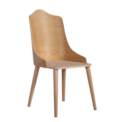 Moderner Stuhl - P-220 - Papelci - für den Innenraum / Sperrholz / Gestell aus Holz
