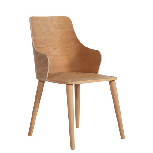 Moderner Stuhl - P-225 - Papelci - für den Innenraum / Sperrholz / Gestell aus Holz