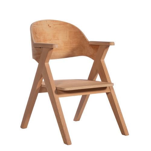 Moderner Stuhl - P-241 - Papelci - für den Innenraum / Sperrholz / Gestell aus Holz