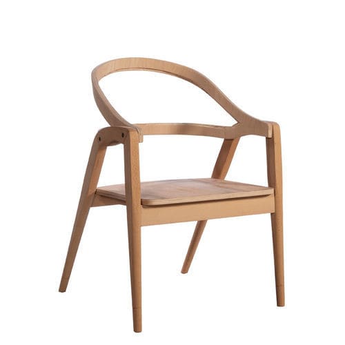 Moderner Stuhl - P-252 - Papelci - für den Innenraum / Sperrholz / Bugholz