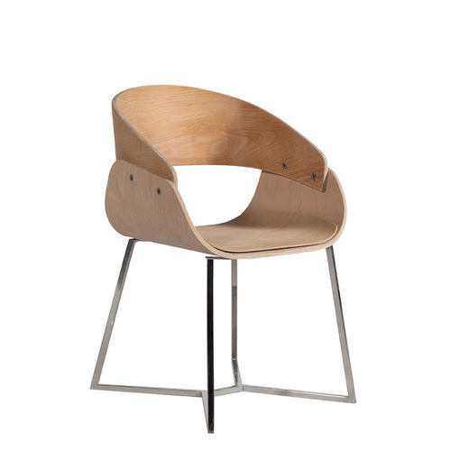 Moderner Stuhl - P-256 - Papelci - für den Innenraum / Sperrholz / Bugholz