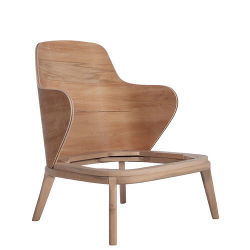 Moderner Sessel - P-263 - Papelci - Leder / Buche / mit 4 Beinen