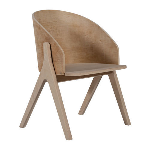 Moderner Stuhl - P-342 - Papelci - Sperrholz / Gestell aus Holz / mit 4 Beinen