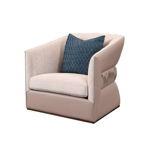 Moderner Sessel - L12 - Zhongshan Four Seas Furniture MFG. Ltd. - Stoff / Leder / Holzfurnier