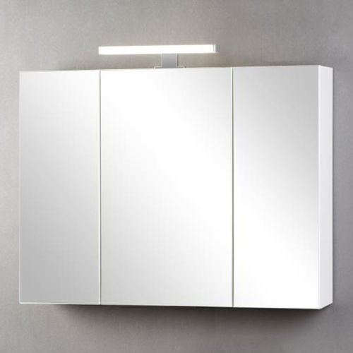 Moderne Badezimmerschrank mit Spiegel - HDM-FL8167C-02 - Huida Sanitary Ware Co., Ltd. - für Privatgebrauch / Holz / melaminbeschichtet
