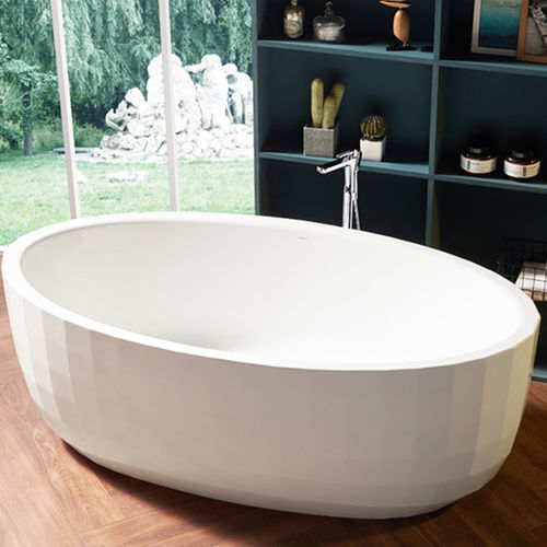 Ovale Badewanne - HD8633 - Huida Sanitary Ware Co., Ltd. - freistehend / für Wohnungen / zur beruflichen Nutzung