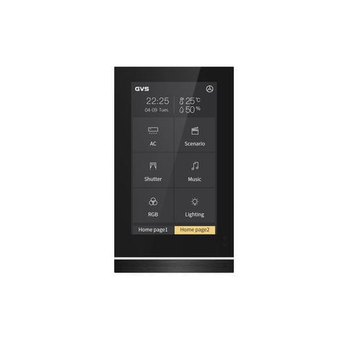 Bedientastatur für Hausautomationssystem - SMART TOUCH V50 - Guangzhou Video-Star Intelligent Corp., Ltd - für Innenbeleuchtung / wandmontiert / mit Touchscreen