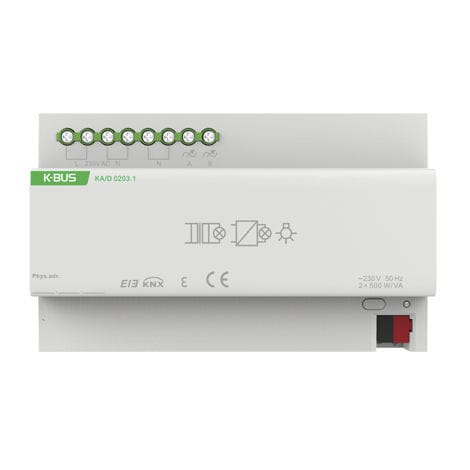 Dimmer auf DIN-Schiene / für DIN-Schiene - KA/D 0103.1 - Guangzhou Video-Star Intelligent Corp., Ltd - für Hausautomationssystem / KNX