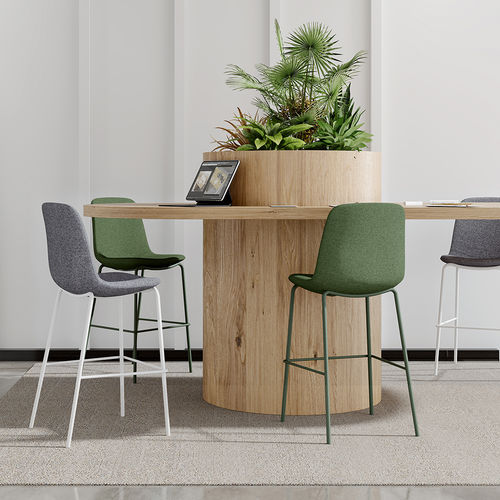 Moderner Barstuhl - Lola 2.0 - Foshan Orcco Furniture Co., Ltd. - für den Innenraum / Stoff / Gestell aus Stahl
