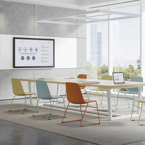 Moderner Stuhl - Lola 02 - Foshan Orcco Furniture Co., Ltd. - für den Innenraum / Stoff / Gestell aus Stahl