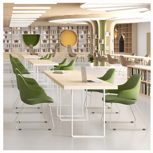 Moderner Stuhl - Yi  - Foshan Orcco Furniture Co., Ltd. - für den Innenraum / Stoff / Gestell aus Stahl