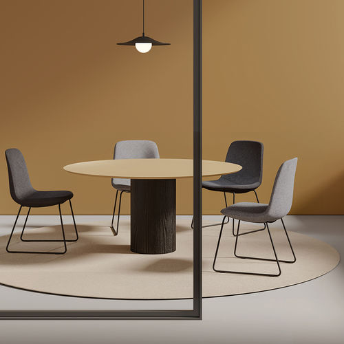 Esszimmerstuhl / originelles Design - Lola 54C-02 - Foshan Orcco Furniture Co., Ltd. - für Küche / Stoff / Gestell aus Metall