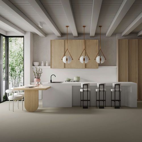 Porzellan-Arbeitsplatte - OSCAR  - Guangdong Kito Ceramics Group Co., Ltd. - Contract / für Küche / weiß