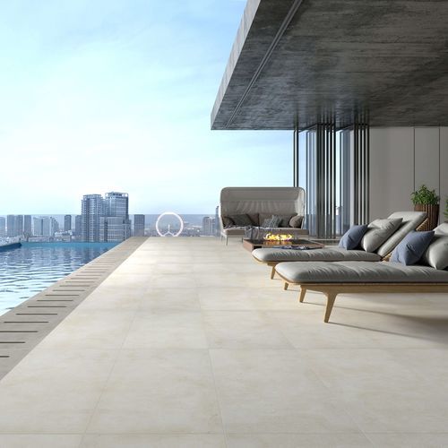 Porzellan-Plattenbelag - ALES  - Guangdong Kito Ceramics Group Co., Ltd. - für Außenbereich / für Eingangsbereich / für Poolrand
