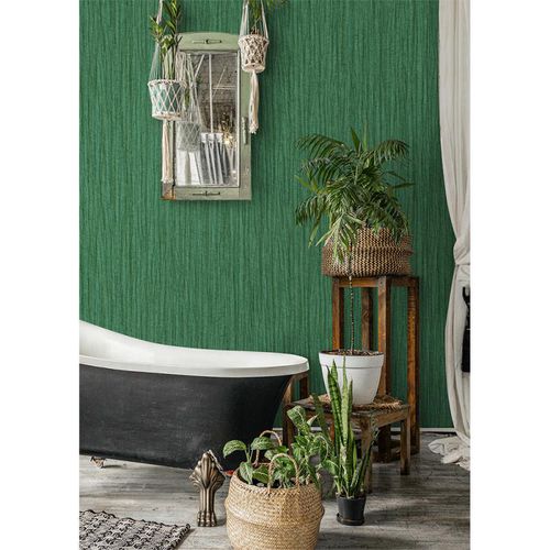 Stil-Tapete - 1313 SERIES - ADAWALL - Motiv / Stoffoptik / grau