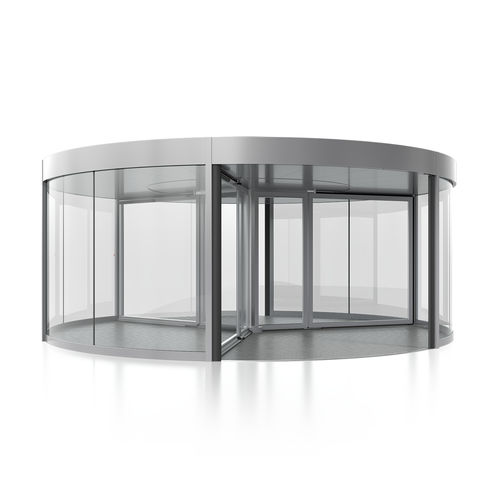 Eingangstür - TOURNEX - Boon Edam - Glas / Dreh / Glas