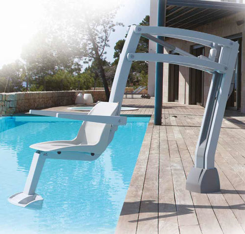 Elektrischer Patientenlifter - I-SWIM3 - AUTOLIFT Srl - hydraulisch / höhenverstellbar / schienenmontiert