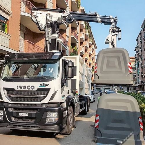Mischabfall-Sammelsystem - Speed-Waste-Lifter - Villiger Entsorgungssysteme AG