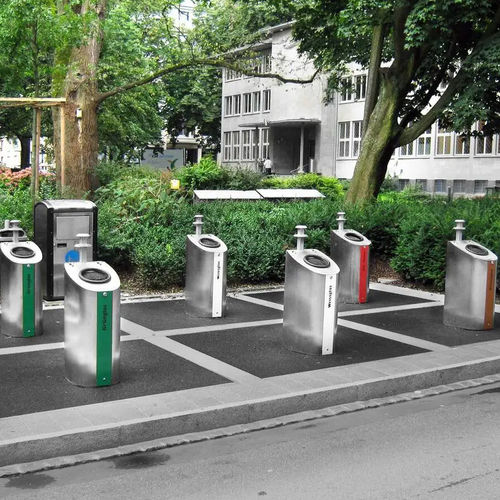 Unterflurmüllsammelbehälter Abfallbehälter - Terrano - Villiger Entsorgungssysteme AG - System / Edelstahl / mit Deckel