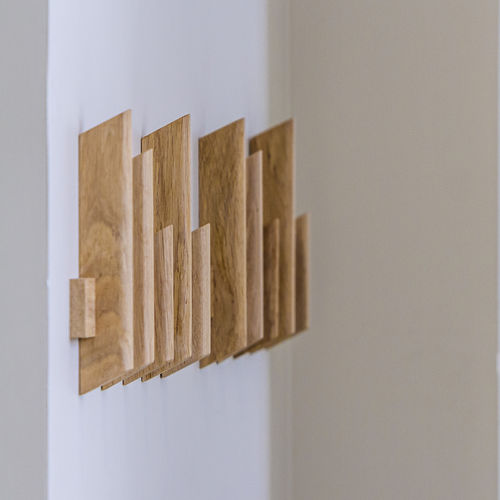 Wandmontierter Garderobenständer - DODMO 01 - DOD - modern / Eiche / Massivholz