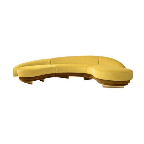 Halbrundes Sofa - GIULIA - Hommés Studio - modern / Samt / individuell gestaltbar