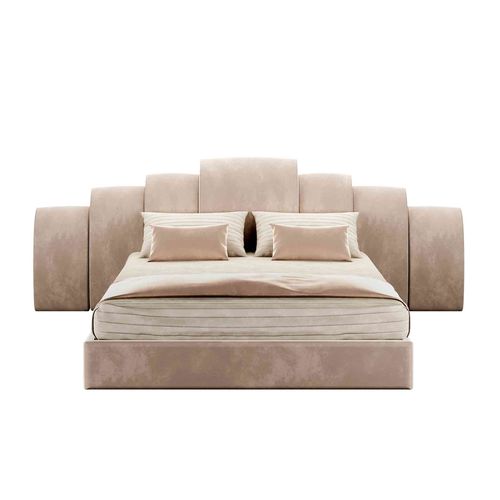 Doppelbett - KARA BED - Hommés Studio - modern / Polster / Kopfteil