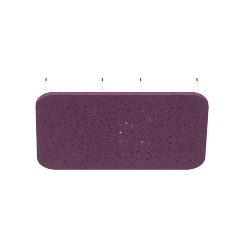 Akustikplatte für Decke - WEB - Impact Acoustic - PET / rechteckig / Stoffoptik