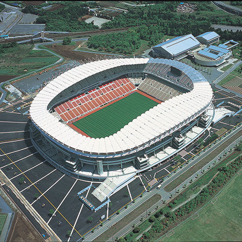 Membran-Architektur / Stoff - FGT-800(KASHIMA SOCCER STUDIUM) - Chukoh Chemical Industries,Ltd. - Glasfaser / Fluorpolymer / aus PTFE-beschichtetem Glasfasergewebe