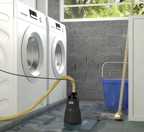 Wasserpumpe - Sanipuddle - SFA Group - für Pumpstationen / mit Elektromotor / Edelstahl