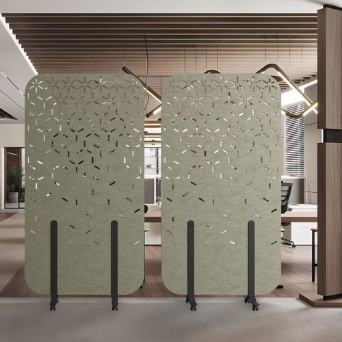 Mobile Akustikplatte - TROY - The Acoustics Company SAS - selbsttragend / PET / Stoffoptik