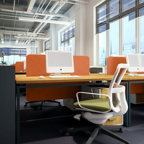 Tisch-Akustikplatte - SONA - The Acoustics Company SAS - PET / rechteckig / Stoffoptik