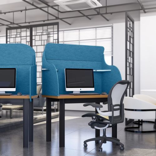 Selbsttragende Akustikplatte - ZENVEIL - The Acoustics Company SAS - Tisch / PET / rechteckig
