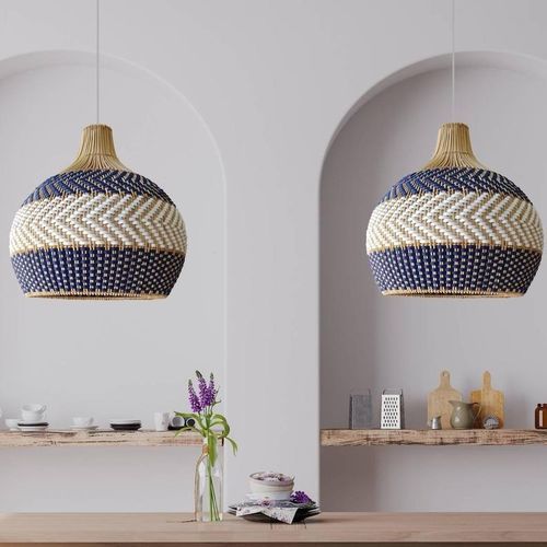 Hängelampe - SERENA - My Bali Living - Rattan / synthetisches Peddigrohr / modern