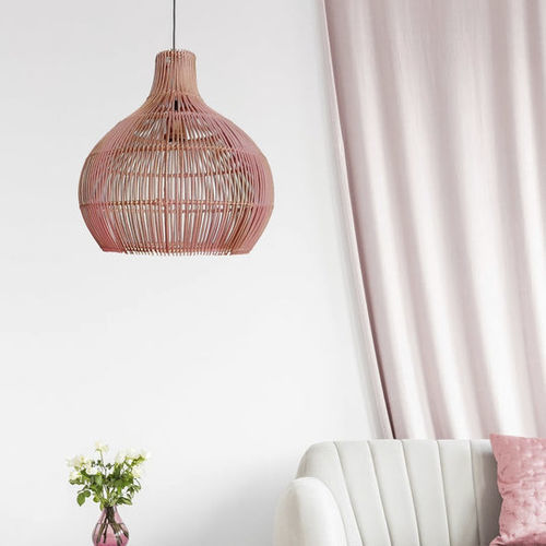 Hängelampe - MAUVE  - My Bali Living - Rattan / Holz / Korbweide
