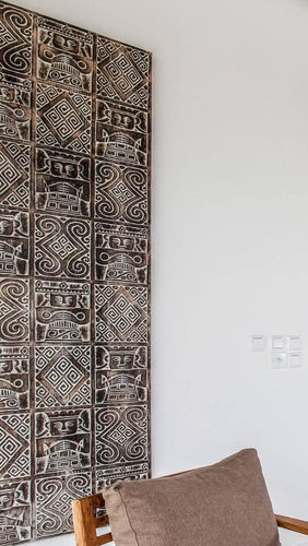 Paneel für Bad - MOROCCAN - My Bali Living - Wand / Holz / Teakholz